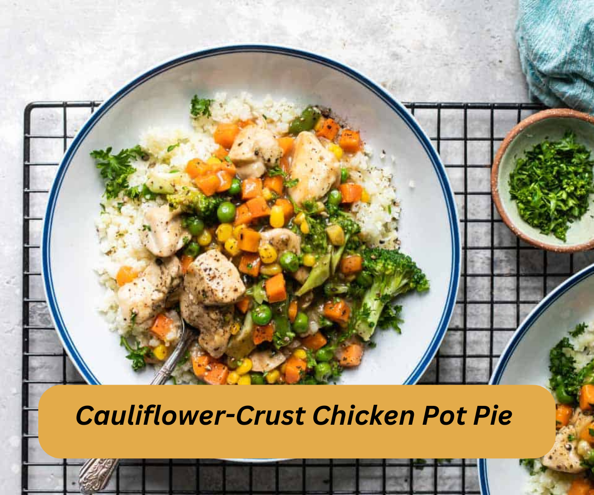 Cauliflower-Crust Chicken Pot Pie